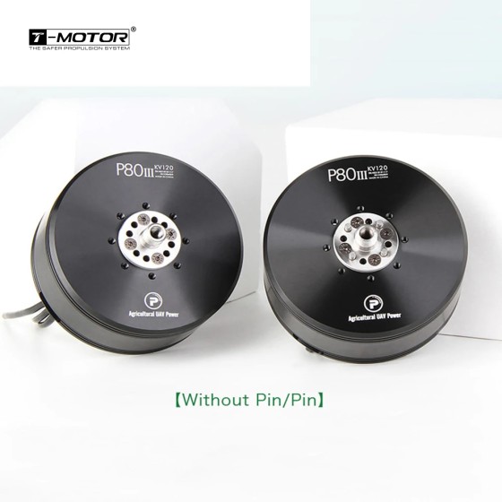Hot Sales T-MOTOR P80III Pin KV100 KV120 Big Thrust 48V Brushless 25kg Payload Agriculture Drone Aircraft Motor